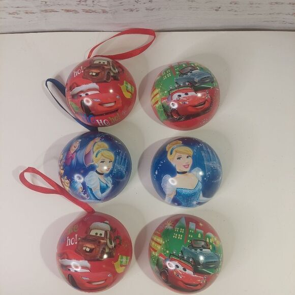 Disney Character Christmas Ornament Ball Empty 3" inche Chocolate Container - Picture 6 of 7